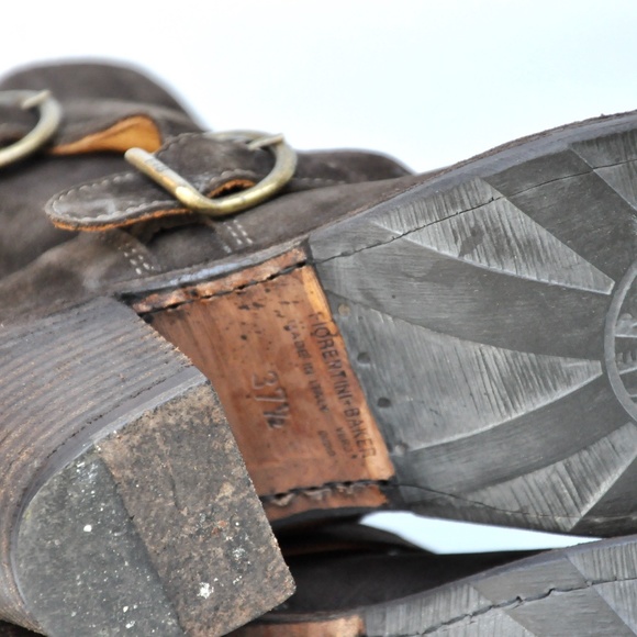 Fiorentini+Baker Brown Leather Suede Ankle Boots - Picture 9 of 11
